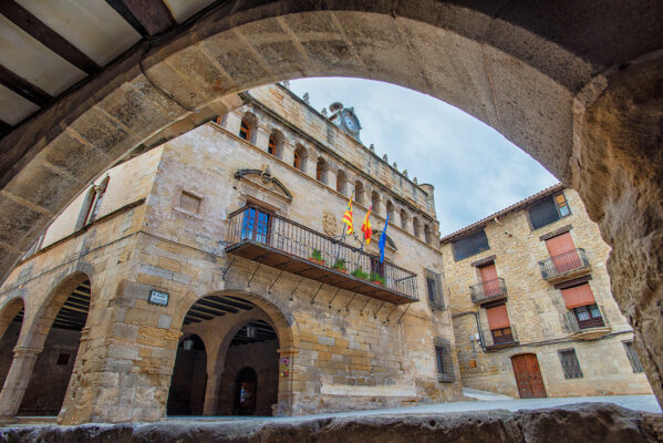 Imagen del pueblo de La Fresneda, en el Matarraña